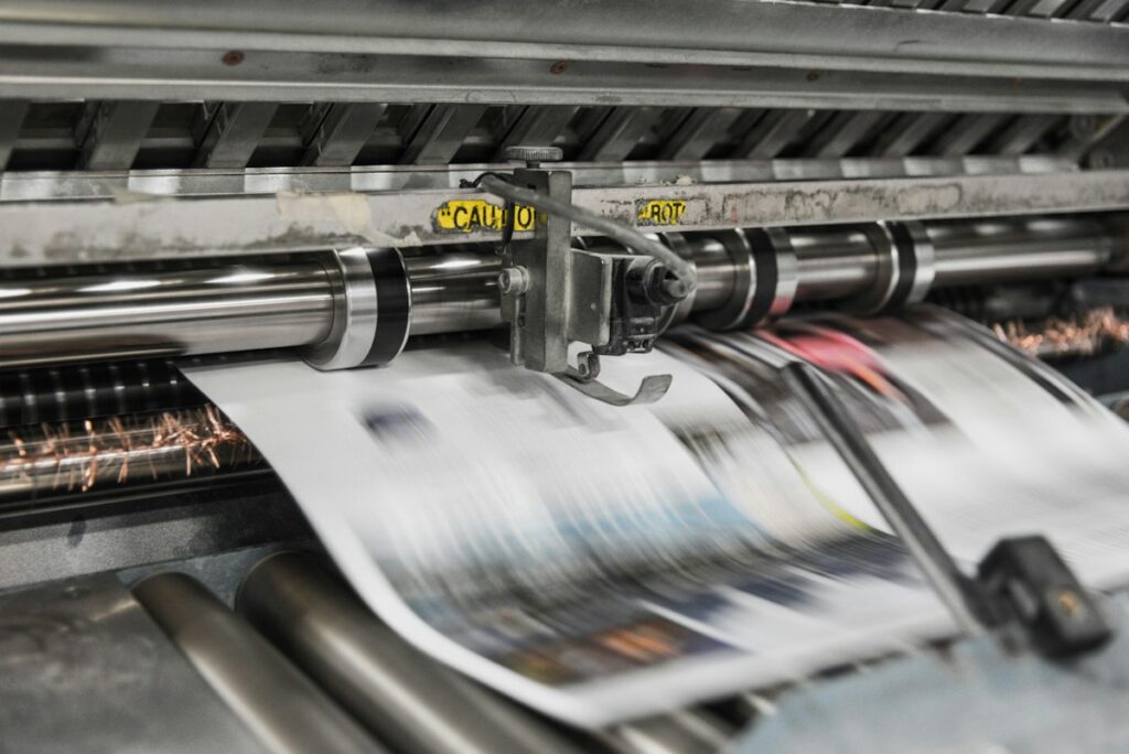 Printing Press and Branding Mockup StarAd