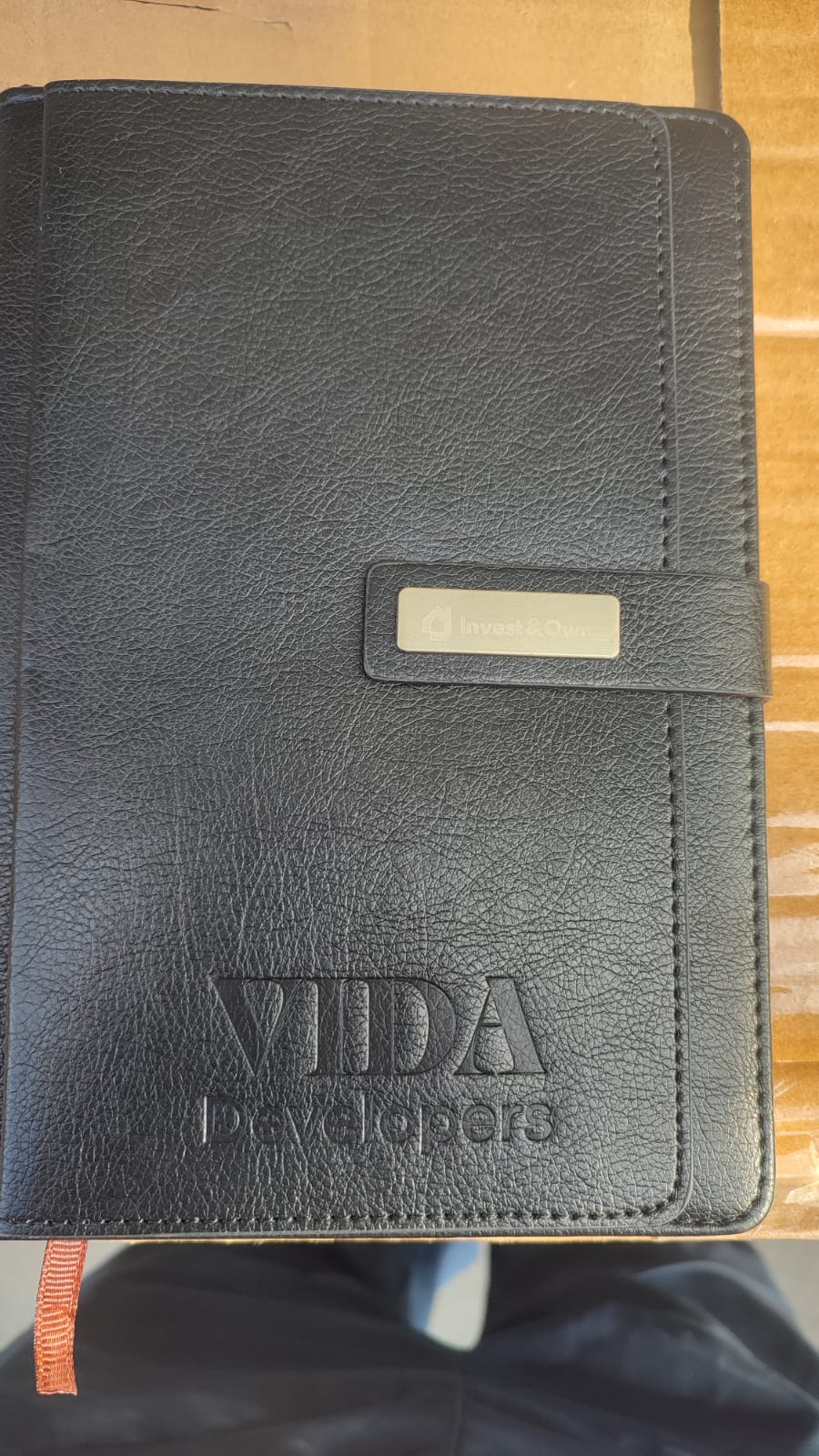 VIDA Developers Debossed Executive Leather Organizer Diary