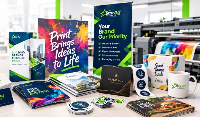 StarAd Printing Showcase