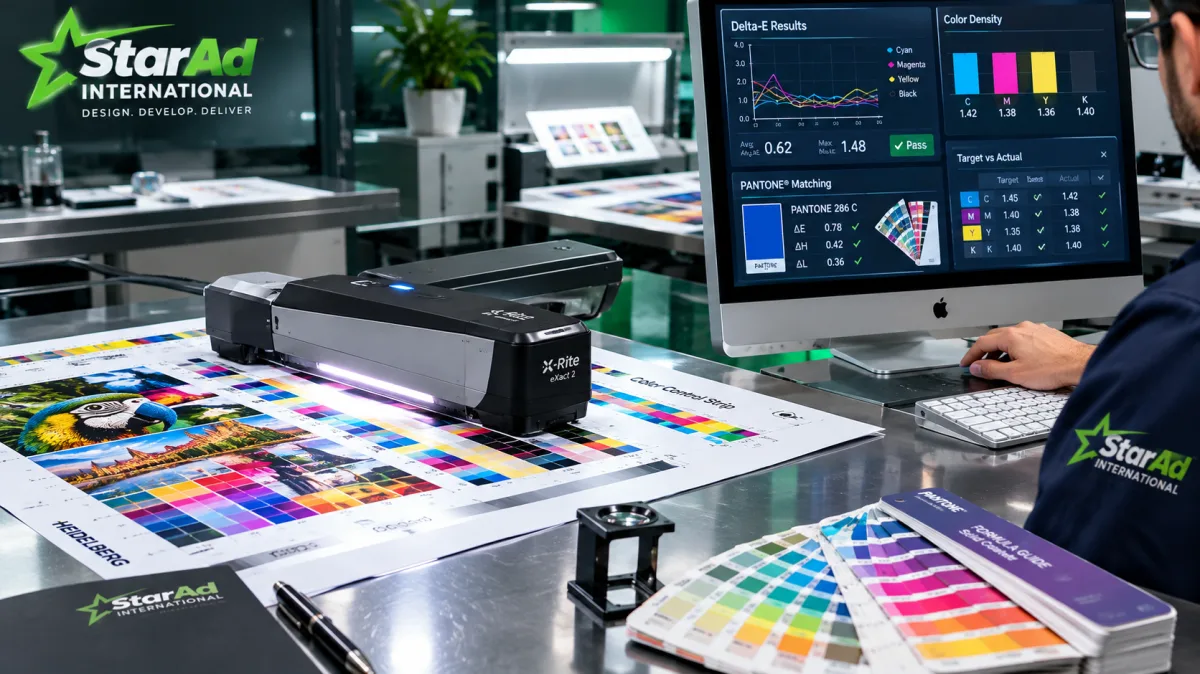 StarAd Quality Assurance & Printing Precision